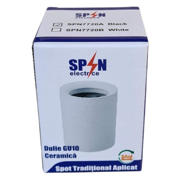 SPOT LED TRADITIONAL ALB CU DULIE 1XGU10 - imagine 4