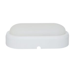 Aplica LED BAT Ovala 12W=100W, 3000K, lumina calda, cu protectie IP65