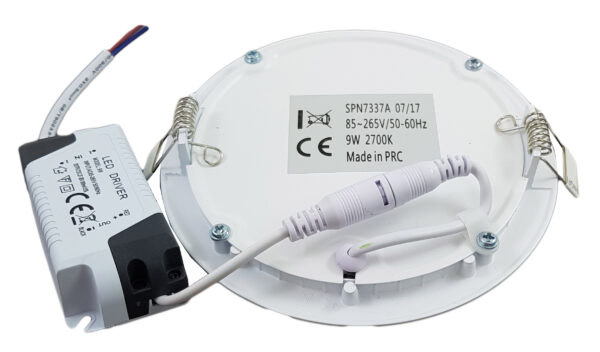 Spot LED Slim Ø145, 9W=60W, 2700K, lumina calda - imagine 2