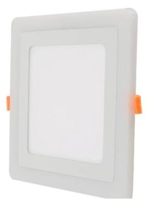 Spot LED Patrat Doua Culori 3+3W 3000k-6500k Trei Functii