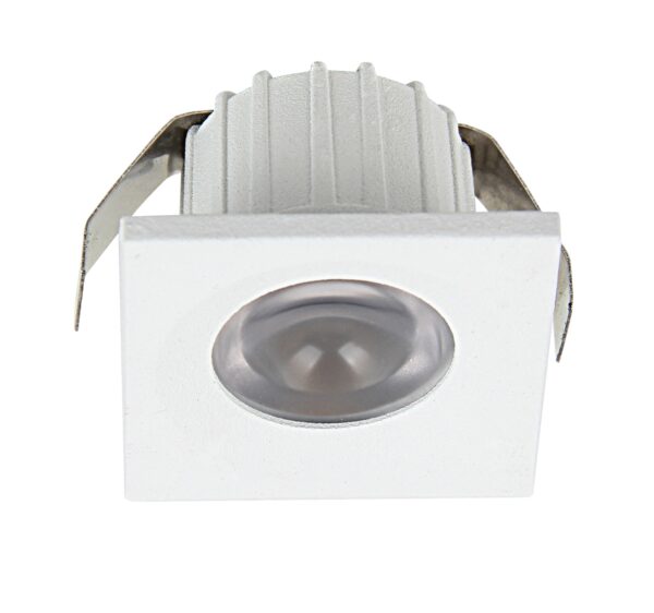 Spot LED Patrat pentru Mobila, 35x35mm, 3W 4100K, lumina neutra