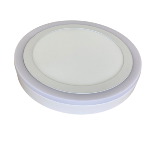 Spot LED Rotund Aplicat Doua Culori 18+6W 3000k-6500k Trei Functii