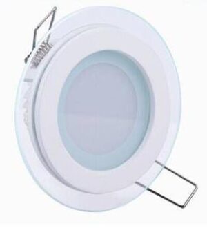 Spot LED Rotund Rama Transparenta 5W/6500K/250lm