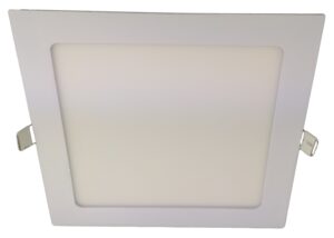 Spot LED Slim Patrat 193x193mm, 15W=100W, 6400K, lumina rece