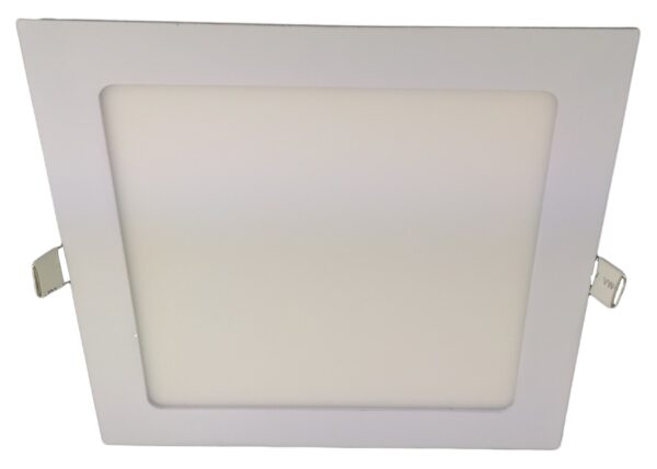 Spot LED Slim Patrat 193x193mm, 15W=100W, 6400K, lumina rece