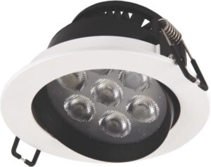 Spot NLED137D/9W/3000K 66White Fi95