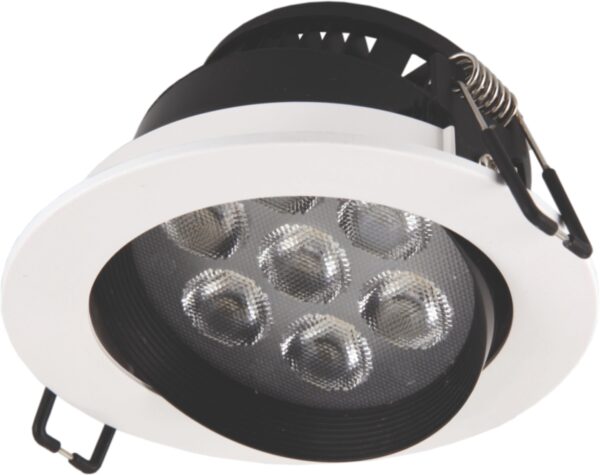 Spot NLED137D/9W/3000K 66White Fi95