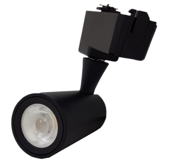 Spot Sina Negru 12W=120W, 6000K, lumina rece, negru