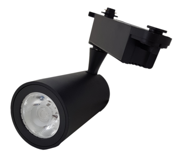 Spot Sina Negru 18W=180W, 6000K, lumina rece