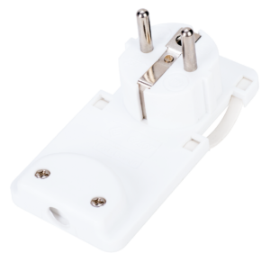Stecher cu CP, 16A, Plat