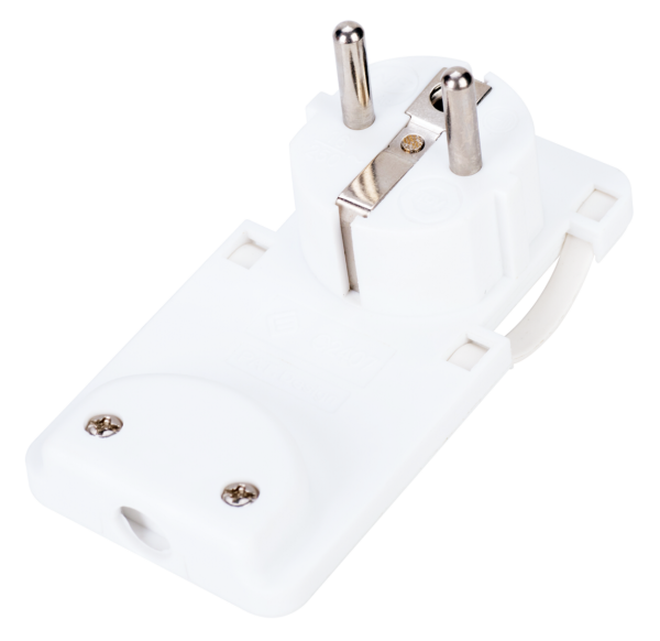 Stecher cu CP, 16A, Plat