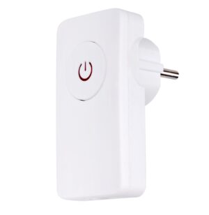 Stecher cu CP, 16A, Plat cu intrerupator
