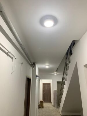 Aplica LED cu senzor de miscare 360°, Ø171, 15W=100W, 1200Lm, IP65