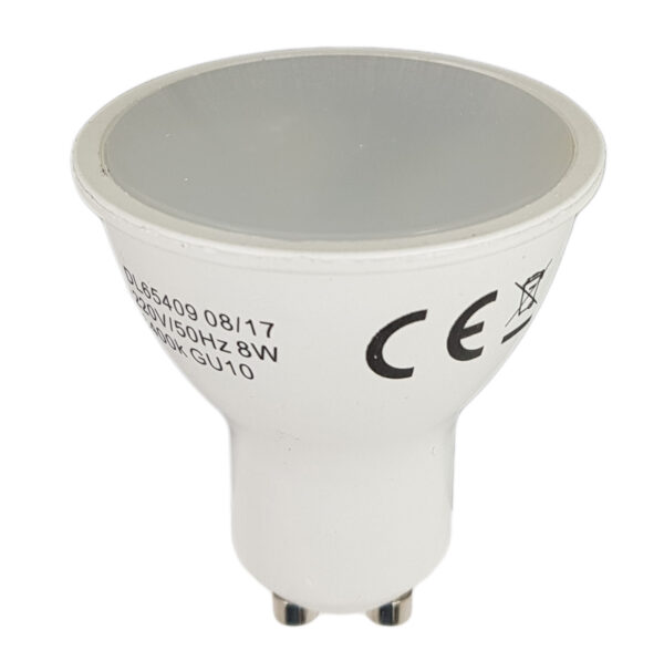 Bec LED GU10, model R50, 8W=60W, 2700K, lumina calda - imagine 3