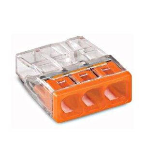 Conector derivatie tip wago 3poli cablu masiv