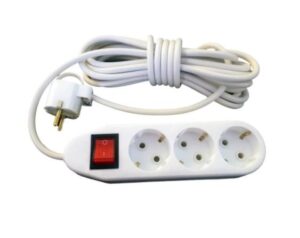 Prelungitor cu intrerupator 7M 3P Ceramic Ipee