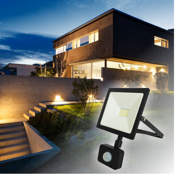Proiector LED SMD Galaxy cu Senzor de Miscare, 30W=150W, 6000K, lumina rece - imagine 5