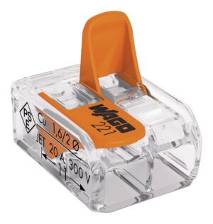 Conector derivatie wago slim 2poli 2X0.5-4mm