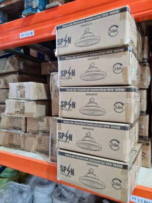 Corp LED Industrial Ø276, 100W, 6500K, lumina rece
