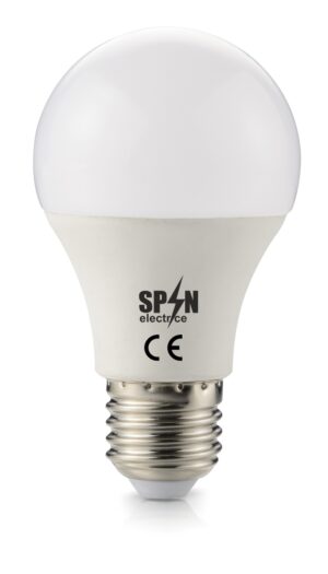 Bec LED E27, model glob A60, 8W=70W, 6400K, lumina rece, 880Lm