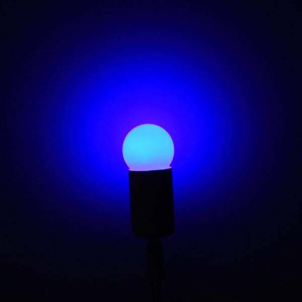 Bec LED G45 albastru - imagine 2
