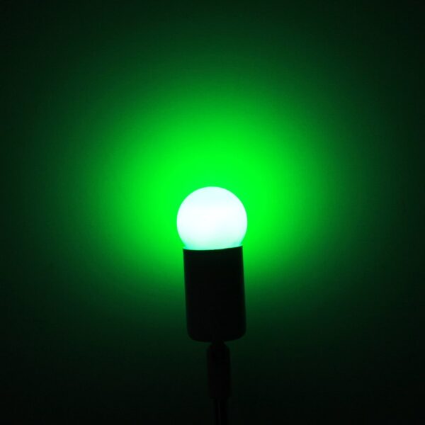 Bec LED G45 verde - imagine 2