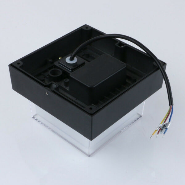 Aplica LED de exterior, 160x160mm, 12W=75W, 3000K, lumina calda, 1080Lm, IP65 - imagine 3