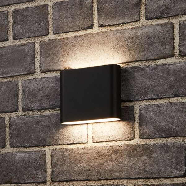 Aplica LED de exterior extra-plata, 6W=40W, 3000K, lumina calda, 540Lm, IP65 - imagine 2