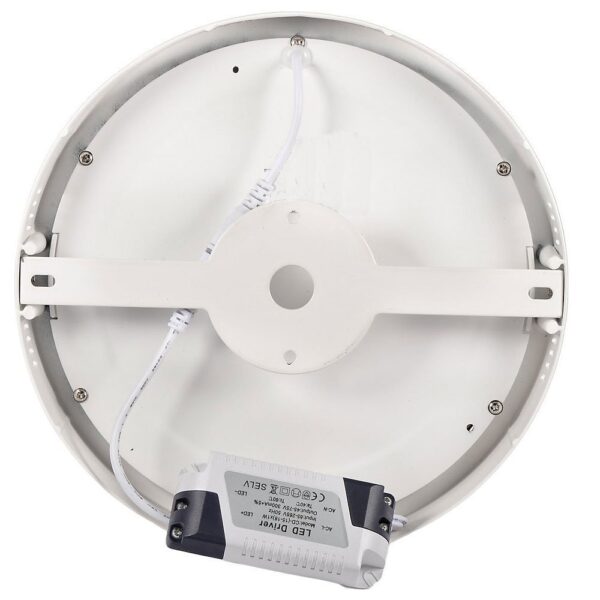 Spot LED aplicat Ø300, 24W=200W, 6400K, lumina rece