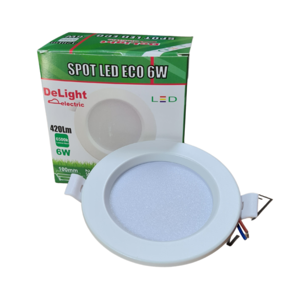 Spot LED Eco 6W/6400k/420lm set 2 buc - imagine 3