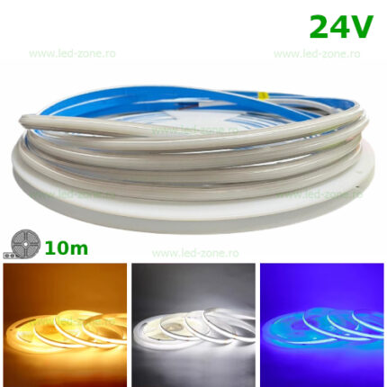 Banda LED COB 288 LED/ML Exterior 24V Rola 10m