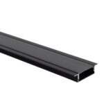 Profil Aluminiu Incastrat Negru Dispersor Negru 2M 27MM