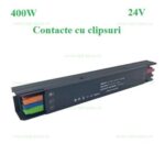Sursa Alimentare Banda LED 24V 400W Slim Aluminiu si Clipsuri