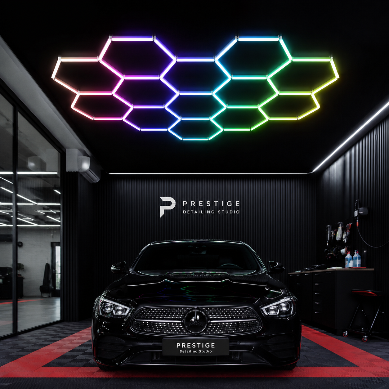 LumiLED.ro 33 honeycomb rgb categorie