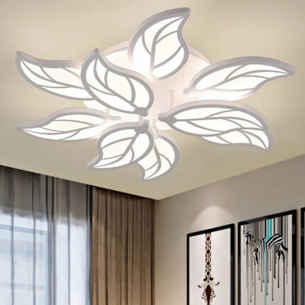 lustra led 162w alba 3 functii cu telecomanda lz96 63 p1