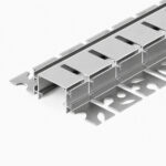 Profil Aluminiu Incastrat Sub Tencuiala 2M Flexibil 2 Directii 12MM - imagine 3
